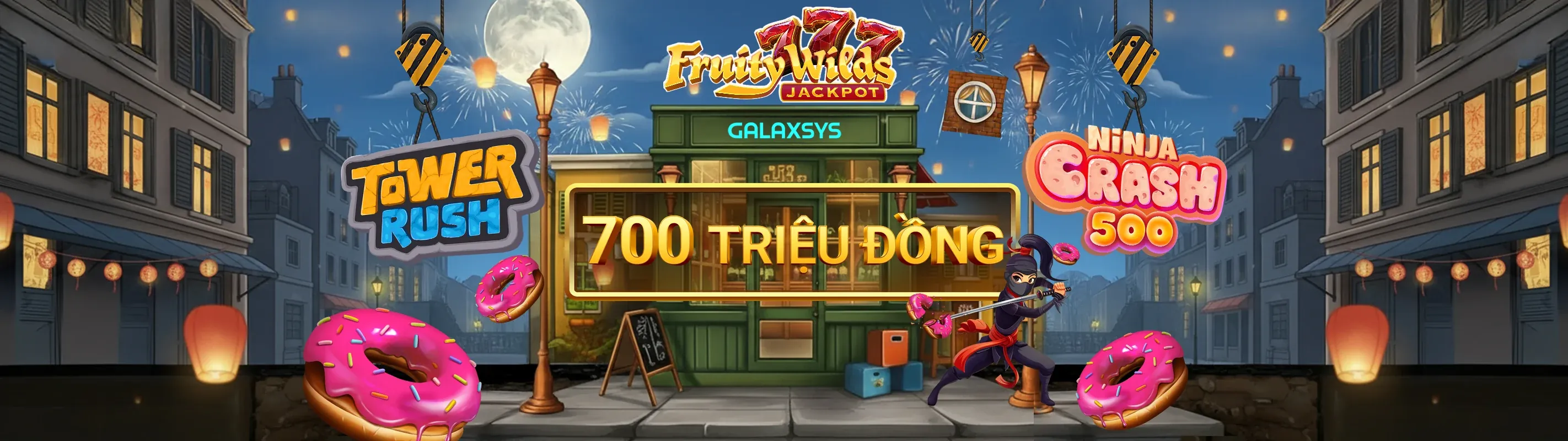 Hình ảnh chính của trang khuyến mãi GO999